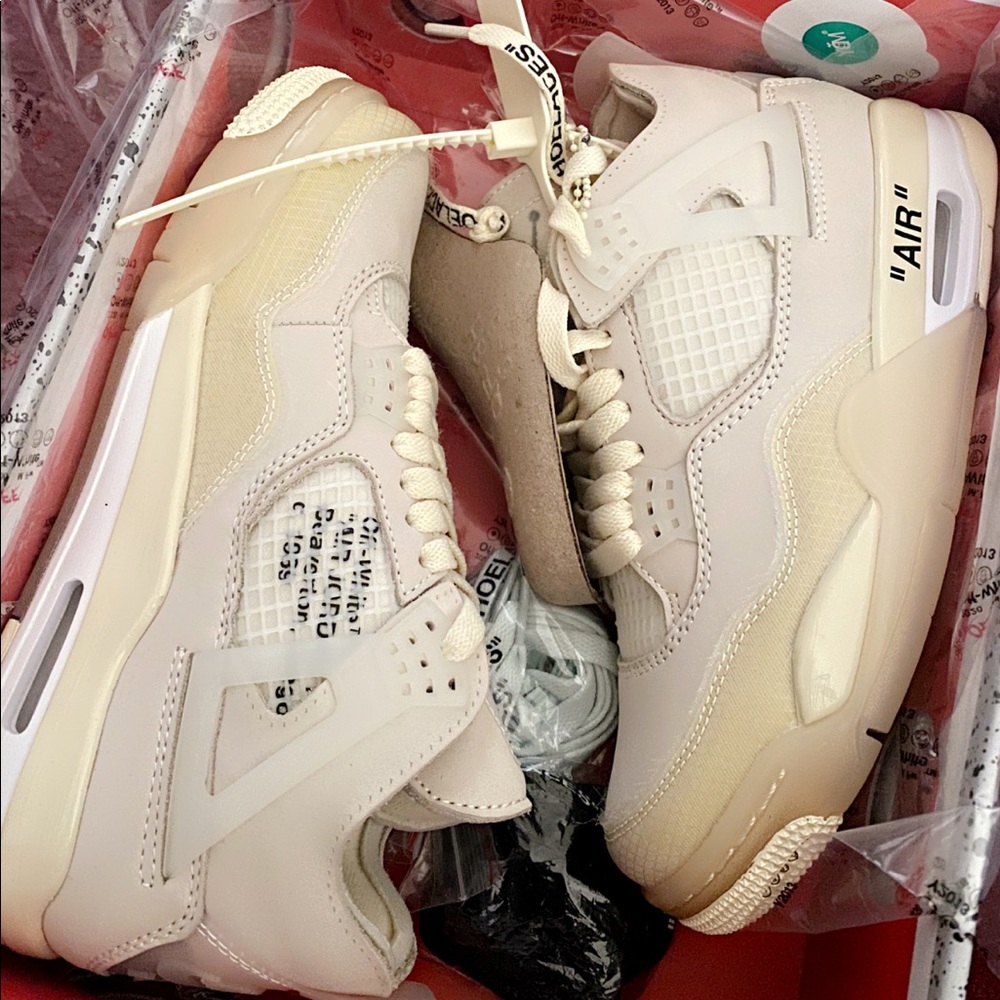 air Jordan 4s off white